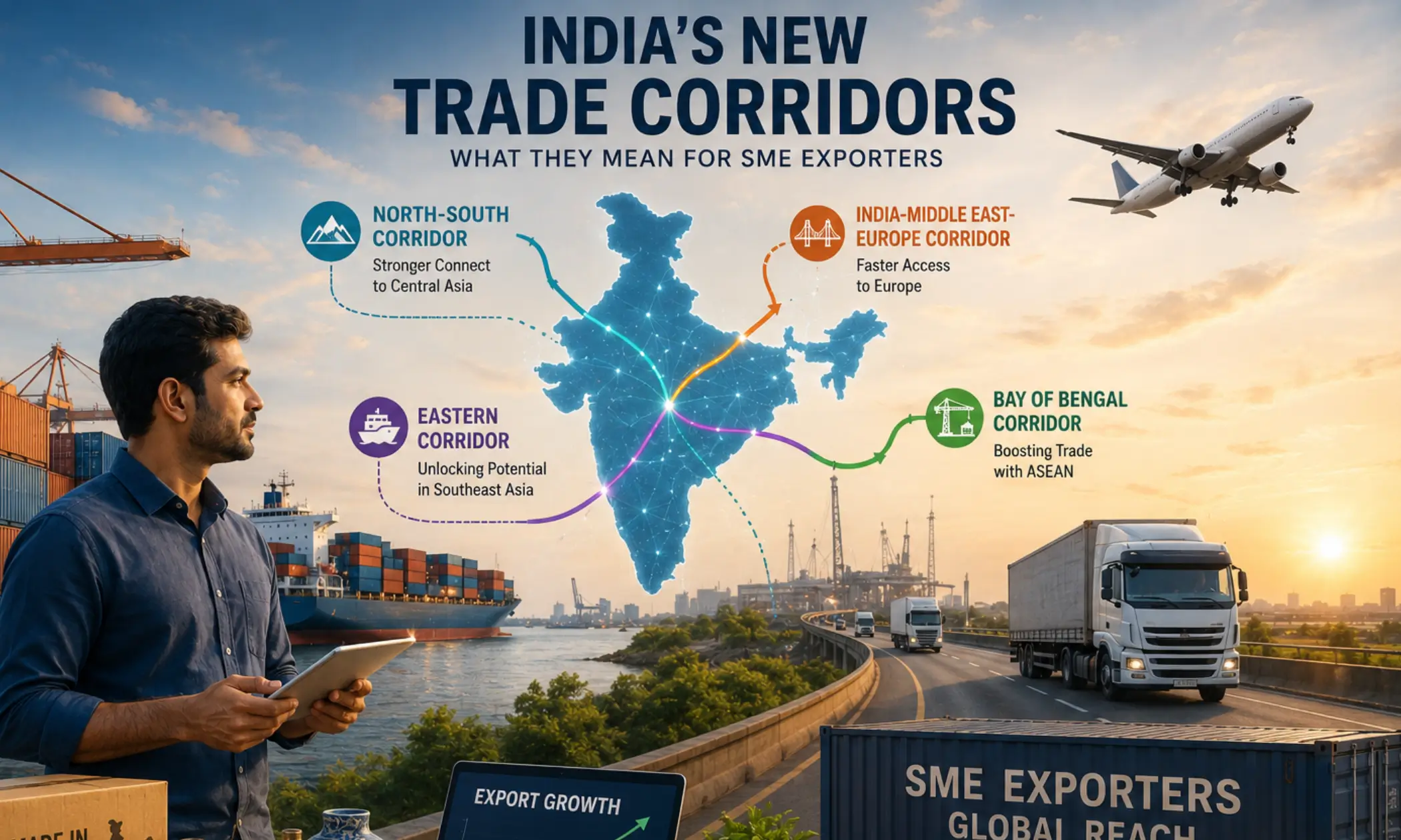 India’s New Trade Corridors: What They Mean for SME Exporters